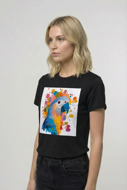 T-shirt AFRICAN GREY PARROT (#001) – Image 3