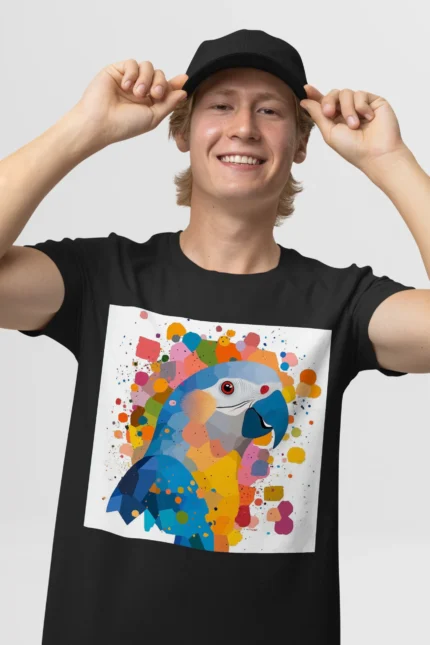 T-shirt AFRICAN GREY PARROT (#001) – Image 4