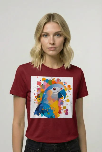 T-shirt AFRICAN GREY PARROT (#001) – Image 7