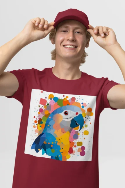 T-shirt AFRICAN GREY PARROT (#001) – Image 9