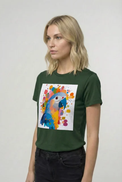 T-shirt AFRICAN GREY PARROT (#001) – Image 13