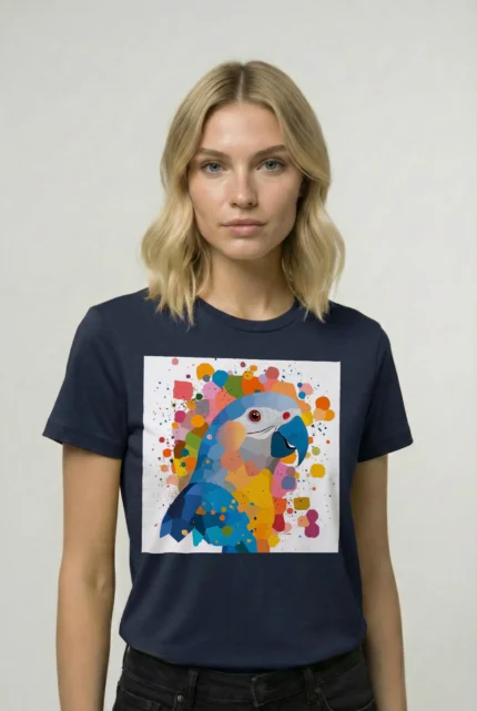 T-shirt AFRICAN GREY PARROT (#001) – Image 17