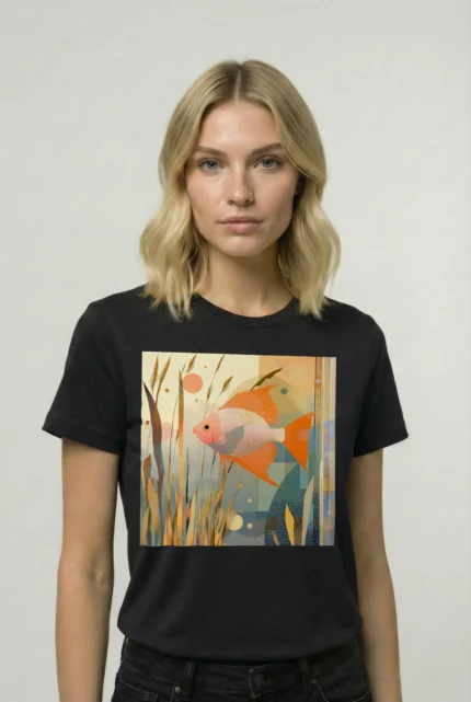 T-shirt ANGELFISH POISSON ANGE (#001) – Image 2