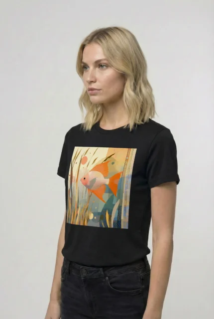 T-shirt ANGELFISH POISSON ANGE (#001) – Image 3
