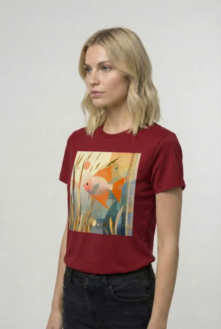 T-shirt ANGELFISH POISSON ANGE (#001) – Image 8