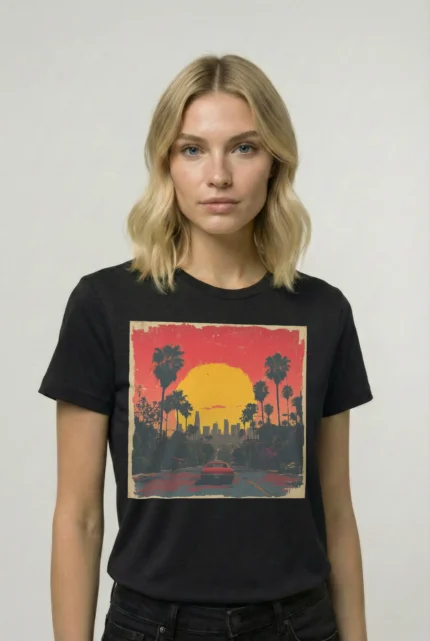 T-shirt LOS ANGELES (#001) – Image 2