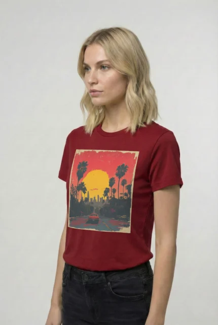 T-shirt LOS ANGELES (#001) – Image 8