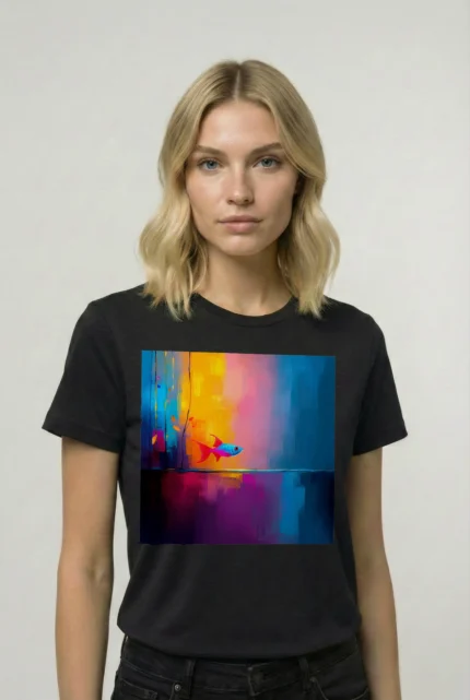 T-shirt NEON TETRA (#001) – Image 2