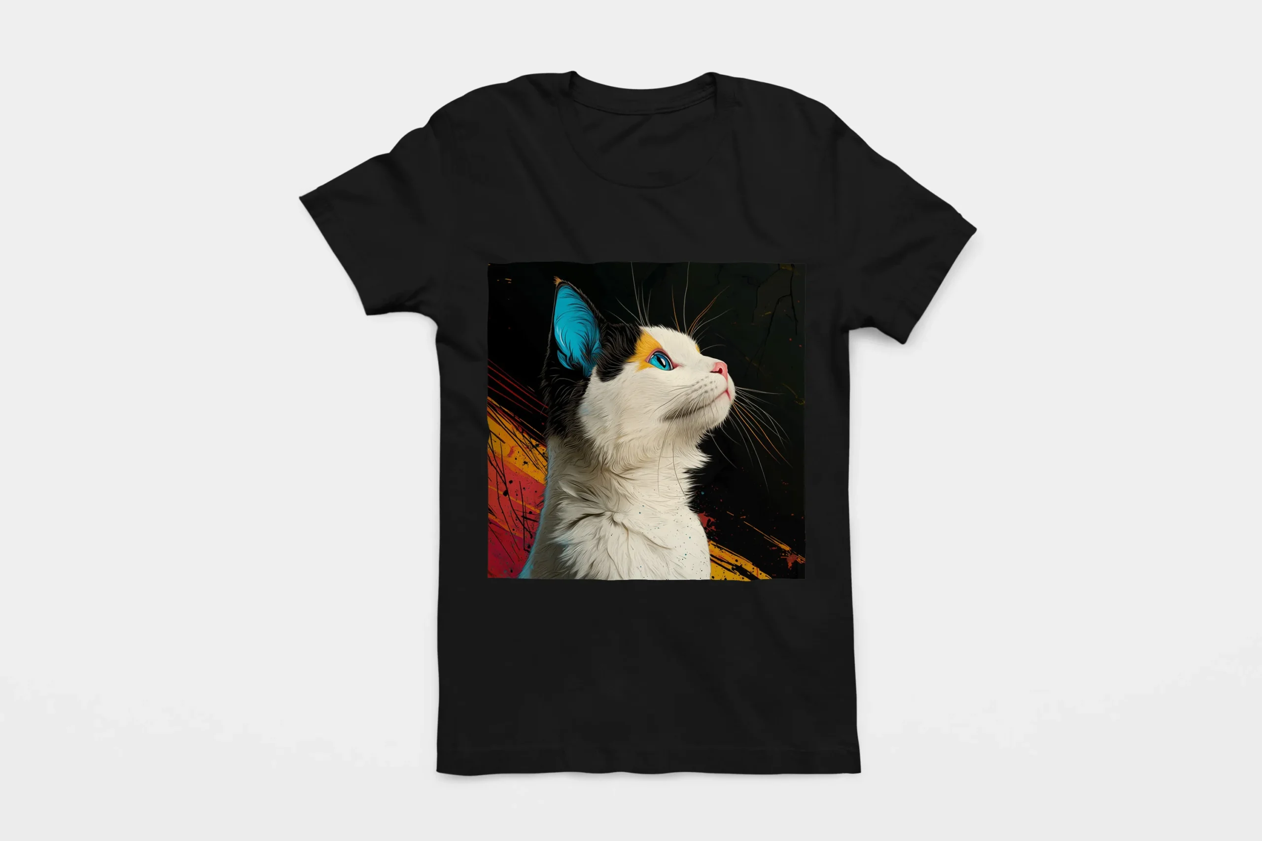 001-RAGDOLL-BLACK-FLAT T-shirt RAGDOLL (#001) – Image 1