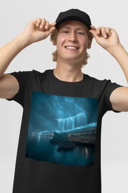 T-shirt SINGAPOUR (#001) – Image 4