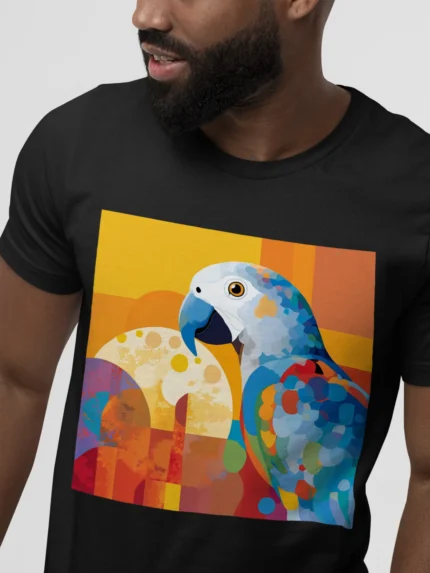 T-shirt AFRICAN GREY PARROT (#002) – Image 5