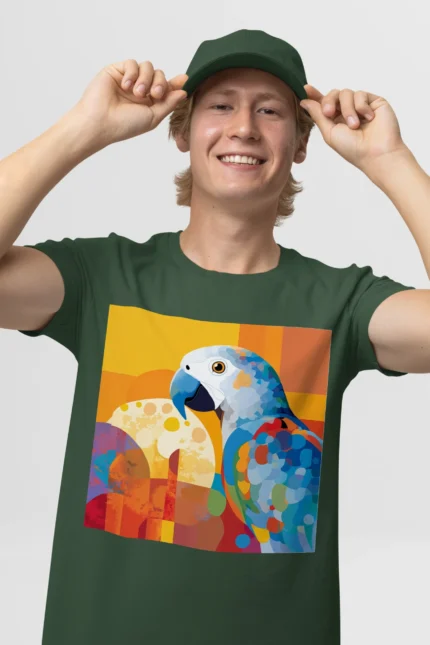 T-shirt AFRICAN GREY PARROT (#002) – Image 14