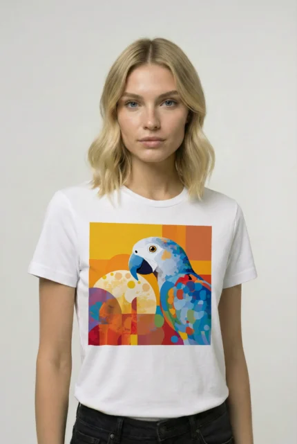 T-shirt AFRICAN GREY PARROT (#002) – Image 27