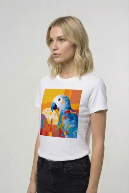 T-shirt AFRICAN GREY PARROT (#002) – Image 28