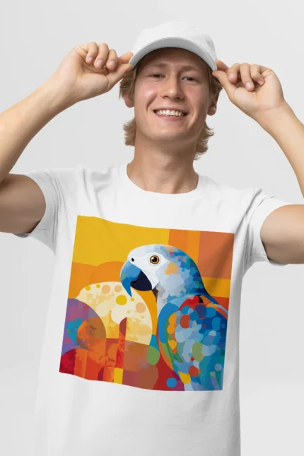 T-shirt AFRICAN GREY PARROT (#002) – Image 29