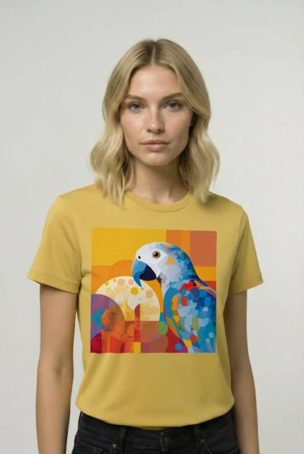 T-shirt AFRICAN GREY PARROT (#002) – Image 32