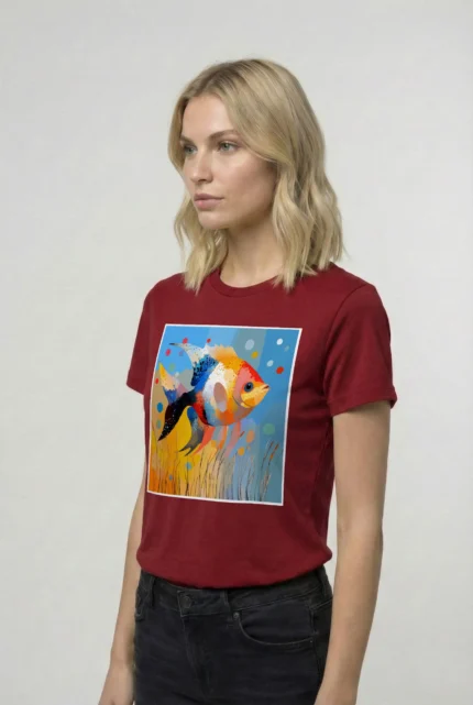 T-shirt ANGELFISH POISSON ANGE (#002) – Image 8