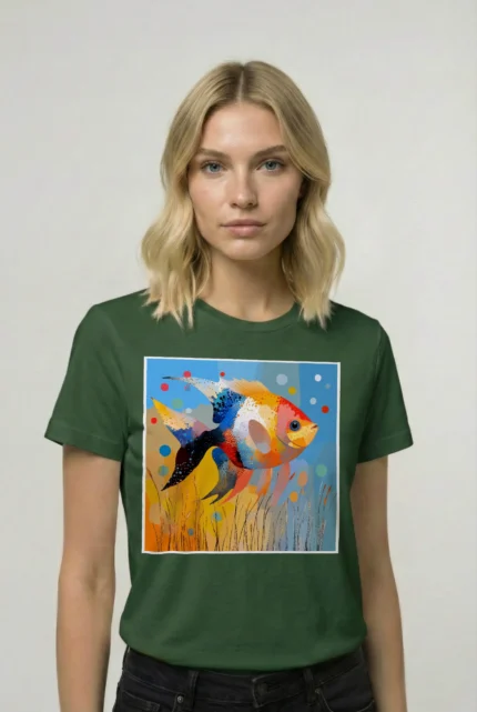 T-shirt ANGELFISH POISSON ANGE (#002) – Image 12