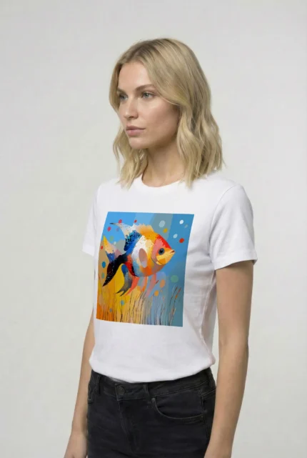 T-shirt ANGELFISH POISSON ANGE (#002) – Image 28
