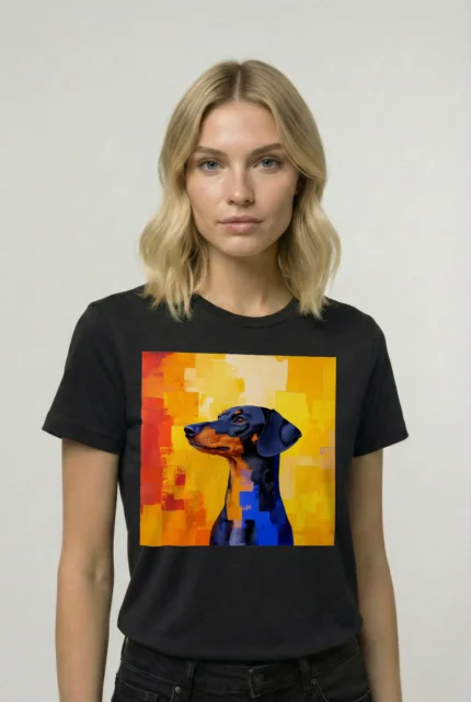 T-shirt DACHSHUND (#002) – Image 2