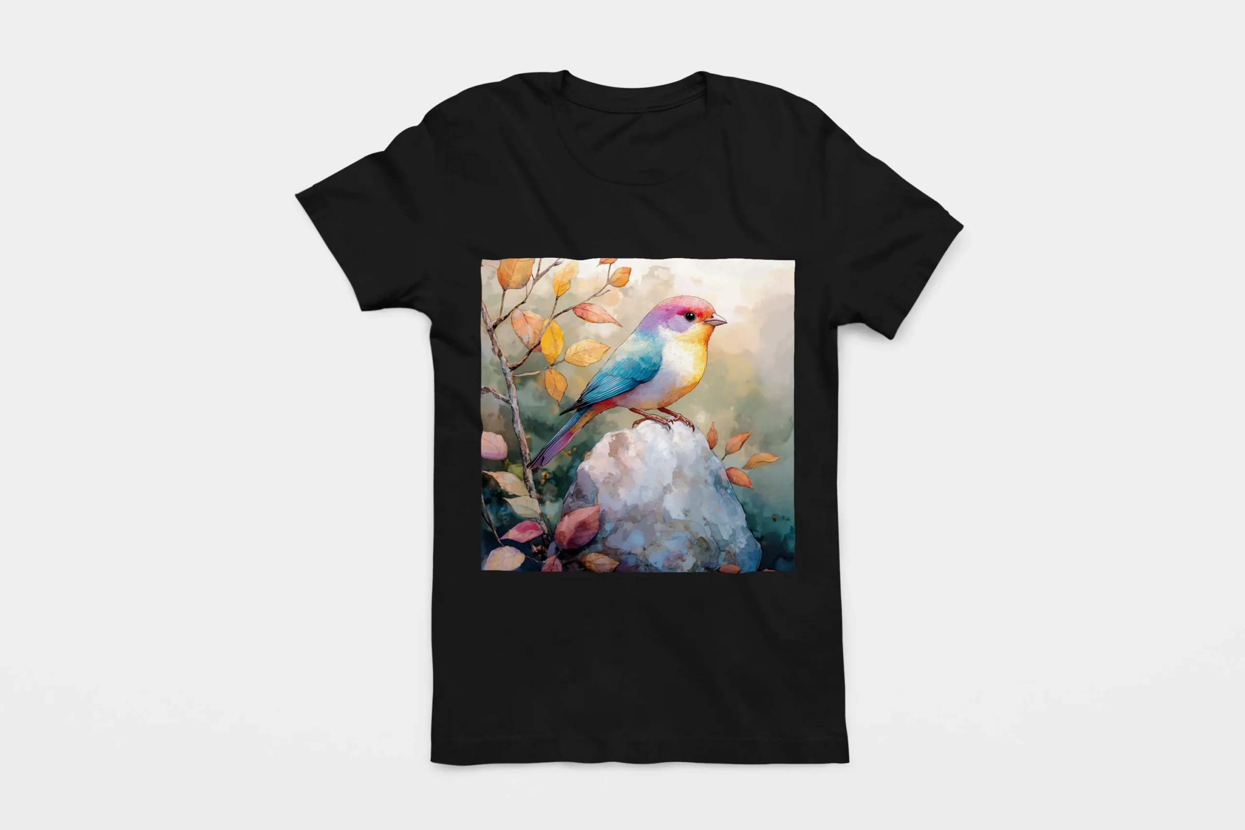 002-FINCH-BLACK-FLAT T-shirt FINCH (#002) – Image 1