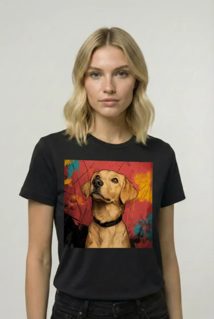 T-shirt GOLDEN RETRIEVER (#002) – Image 2