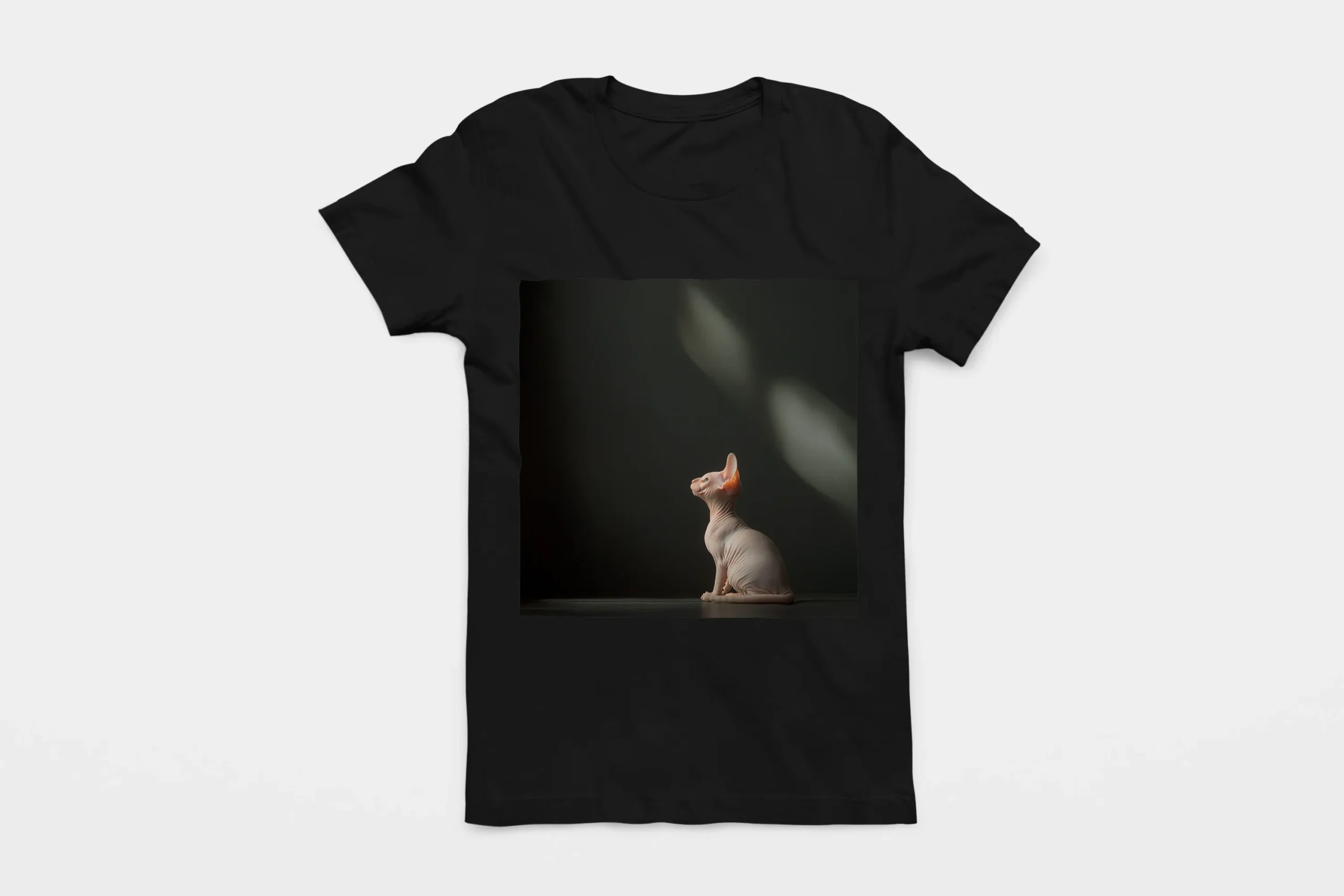 002-SPHYNX-BLACK-FLAT T-shirt SPHYNX (#002) – Image 1