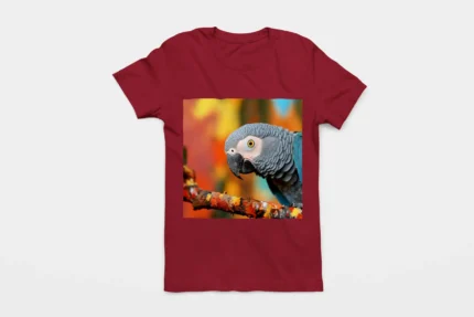 T-shirt AFRICAN GREY PARROT (#003) – Image 6
