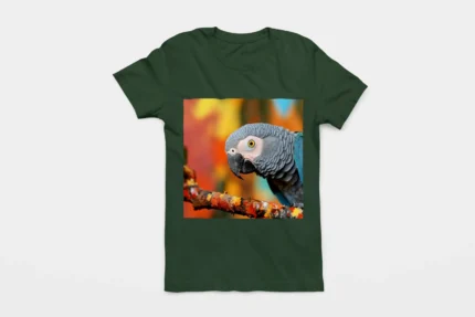T-shirt AFRICAN GREY PARROT (#003) – Image 11