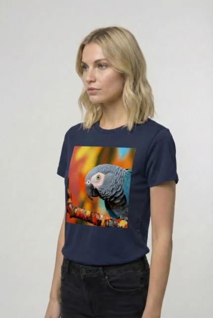 T-shirt AFRICAN GREY PARROT (#003) – Image 18