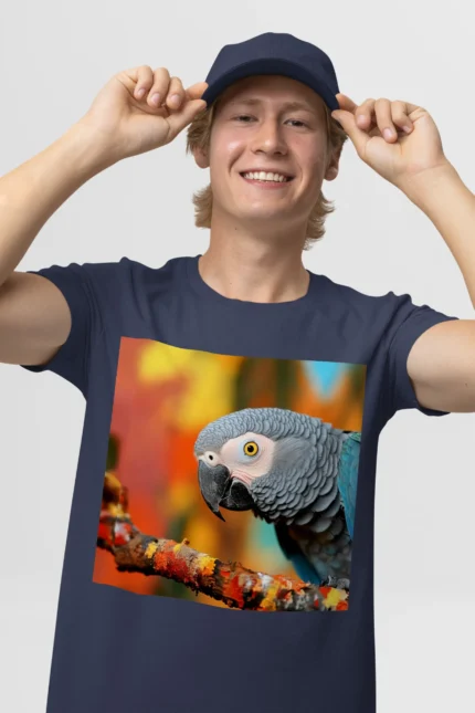 T-shirt AFRICAN GREY PARROT (#003) – Image 19
