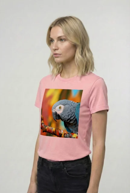 T-shirt AFRICAN GREY PARROT (#003) – Image 23