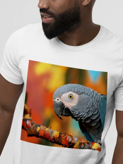 T-shirt AFRICAN GREY PARROT (#003) – Image 30
