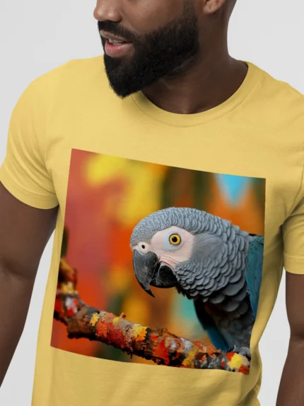 T-shirt AFRICAN GREY PARROT (#003) – Image 35