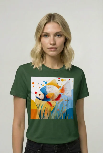 T-shirt ANGELFISH POISSON ANGE (#003) – Image 12