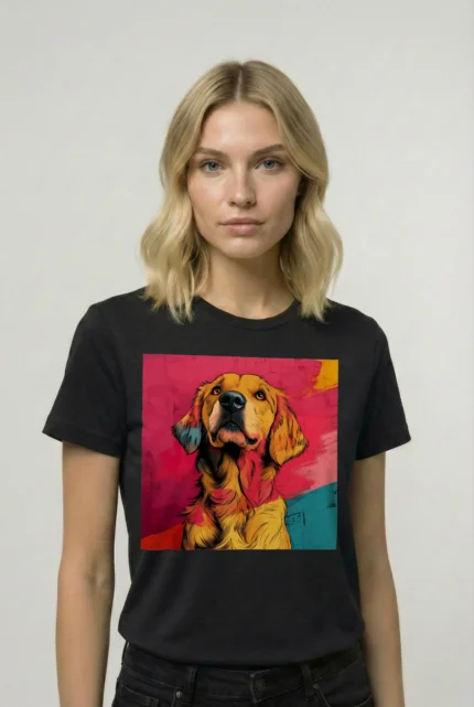 T-shirt GOLDEN RETRIEVER (#003) – Image 2