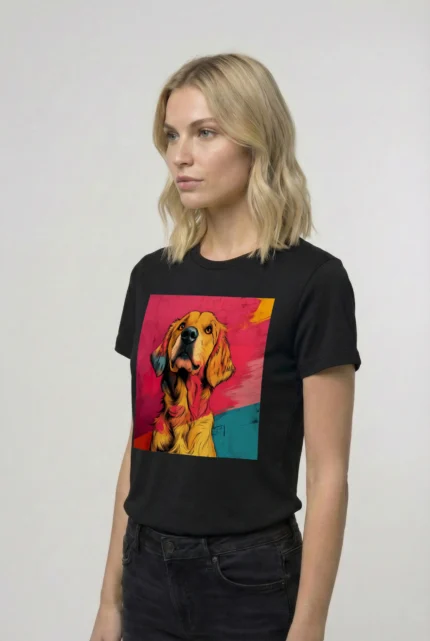 T-shirt GOLDEN RETRIEVER (#003) – Image 3