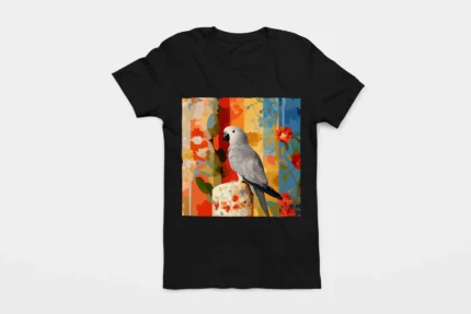 T-shirt AFRICAN GREY PARROT (#004)