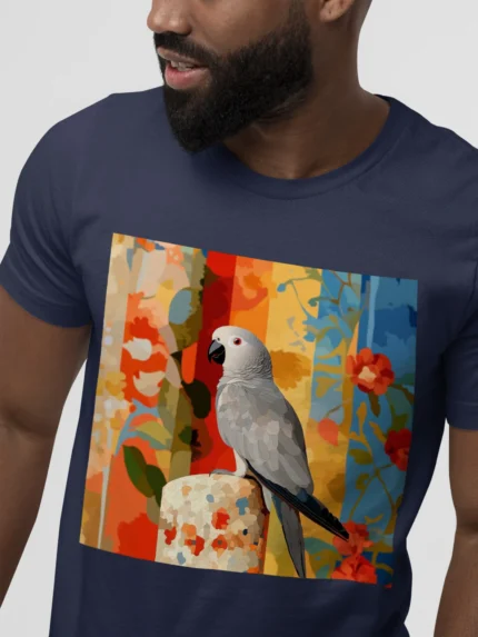 T-shirt AFRICAN GREY PARROT (#004) – Image 20