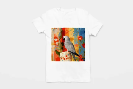 T-shirt AFRICAN GREY PARROT (#004) – Image 26