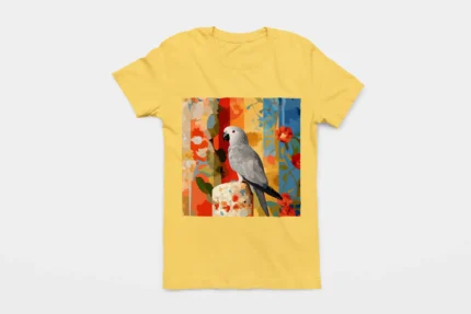 T-shirt AFRICAN GREY PARROT (#004) – Image 31