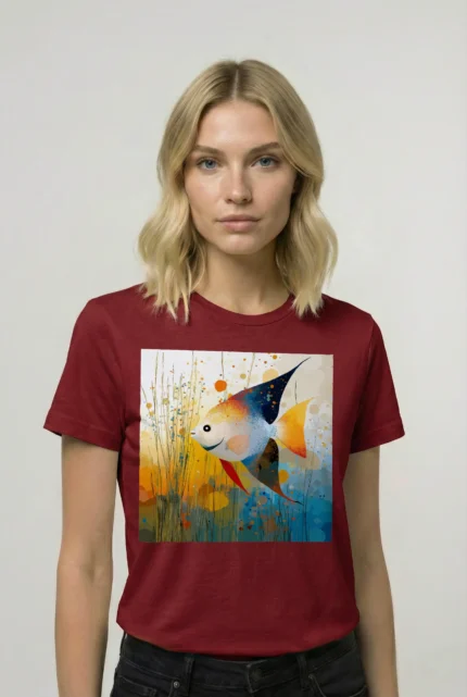 T-shirt ANGELFISH POISSON ANGE (#004) – Image 7