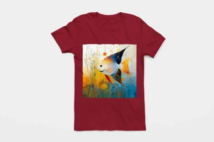 T-shirt ANGELFISH POISSON ANGE (#004) – Image 6