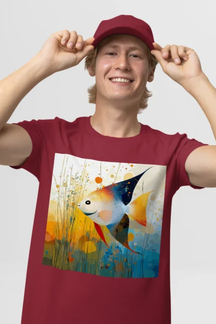 T-shirt ANGELFISH POISSON ANGE (#004) – Image 9