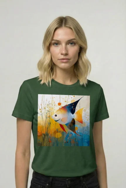 T-shirt ANGELFISH POISSON ANGE (#004) – Image 12
