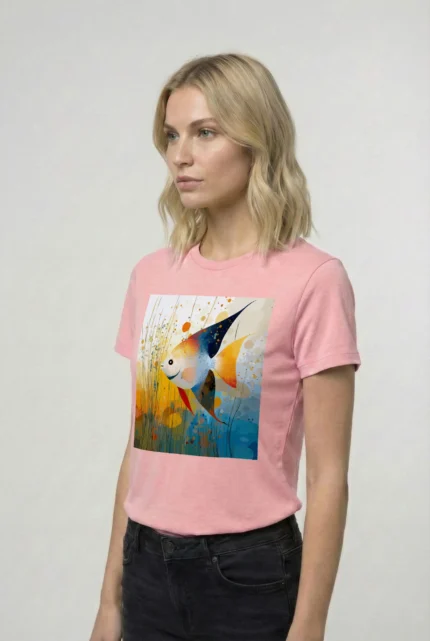 T-shirt ANGELFISH POISSON ANGE (#004) – Image 23
