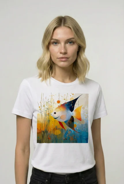 T-shirt ANGELFISH POISSON ANGE (#004) – Image 27