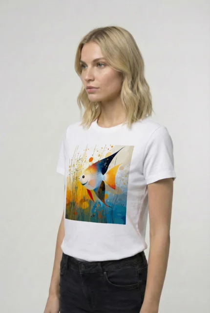 T-shirt ANGELFISH POISSON ANGE (#004) – Image 28