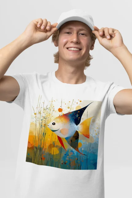 T-shirt ANGELFISH POISSON ANGE (#004) – Image 29