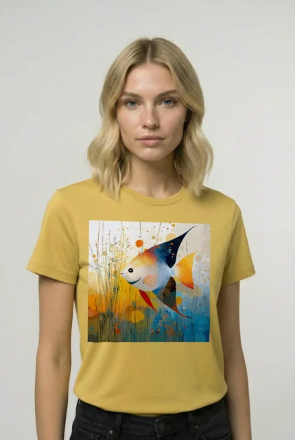 T-shirt ANGELFISH POISSON ANGE (#004) – Image 32
